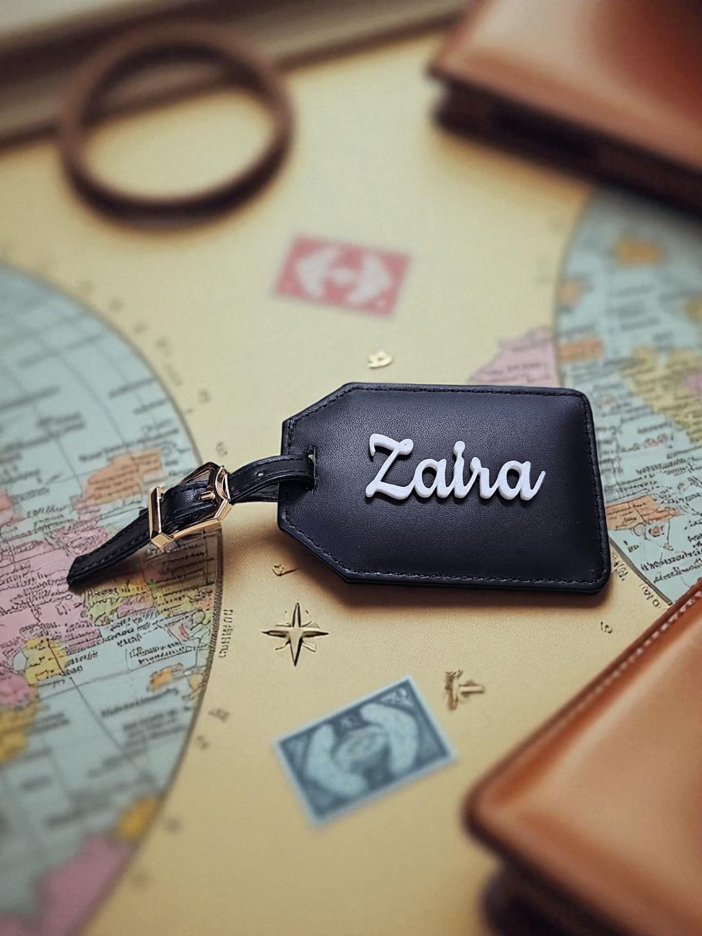 Personalized Luggage Tag - Custom Name Travel Bag Tag for Suitcases & Backpacks 1