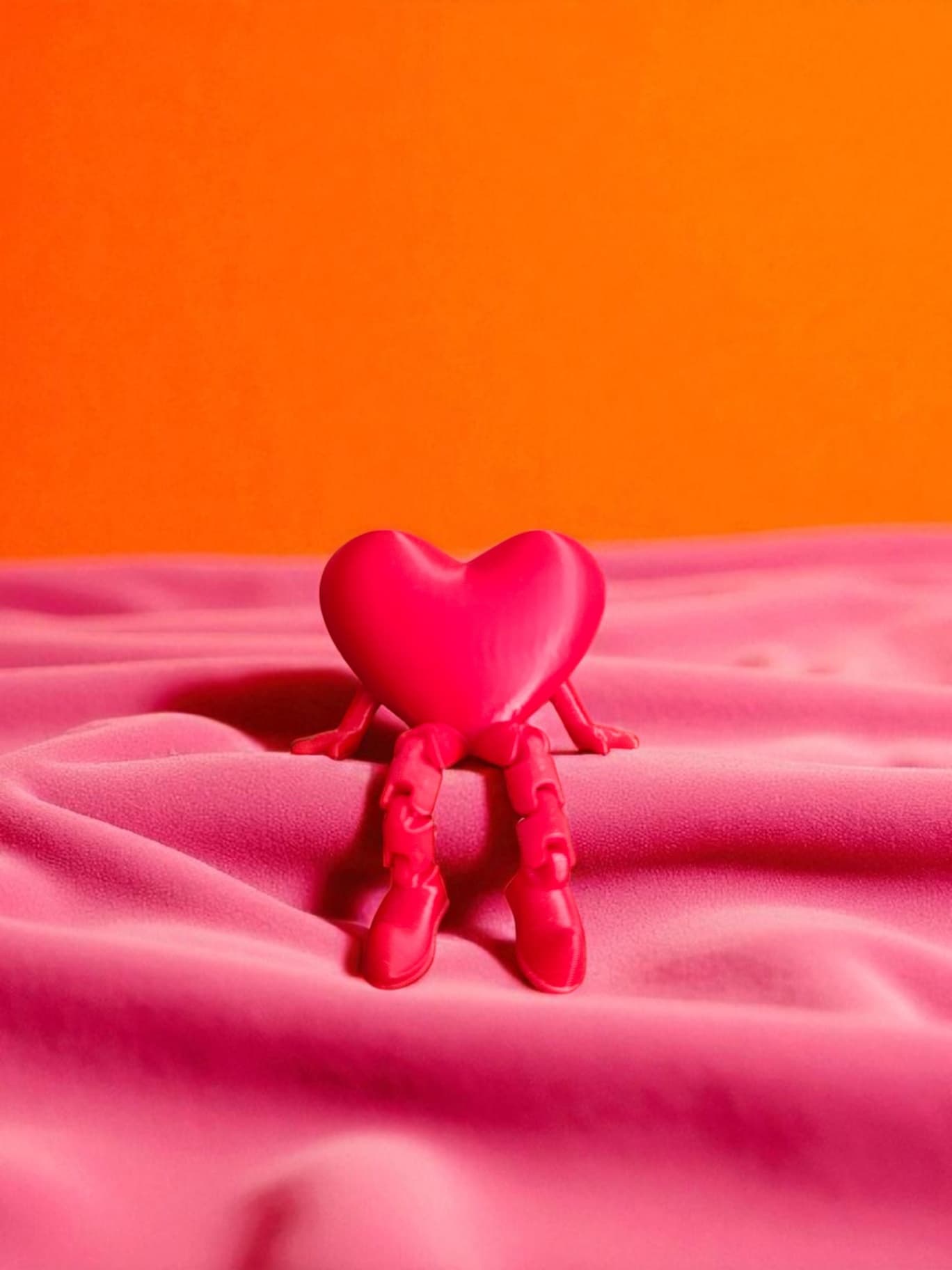 Tiny Heart Buddy with Legs — Valentine’s Decor 1